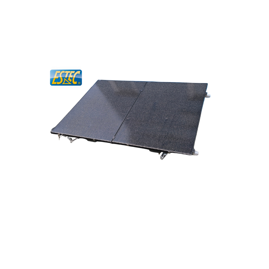 Mini PV Anlage 800 Watt Flachdach 2 Module senkrecht